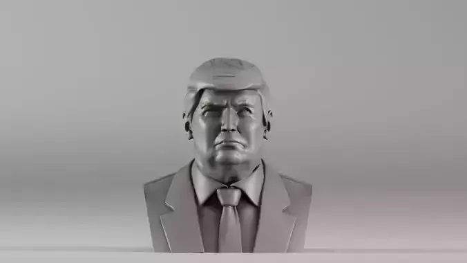 S00056 Realistic Male Bust in Suit