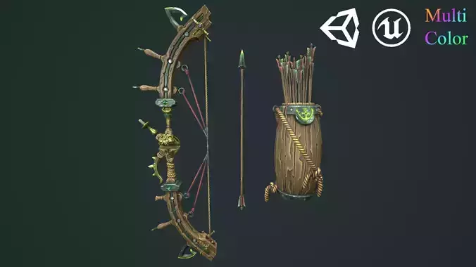 Pirate bow quiver arrow