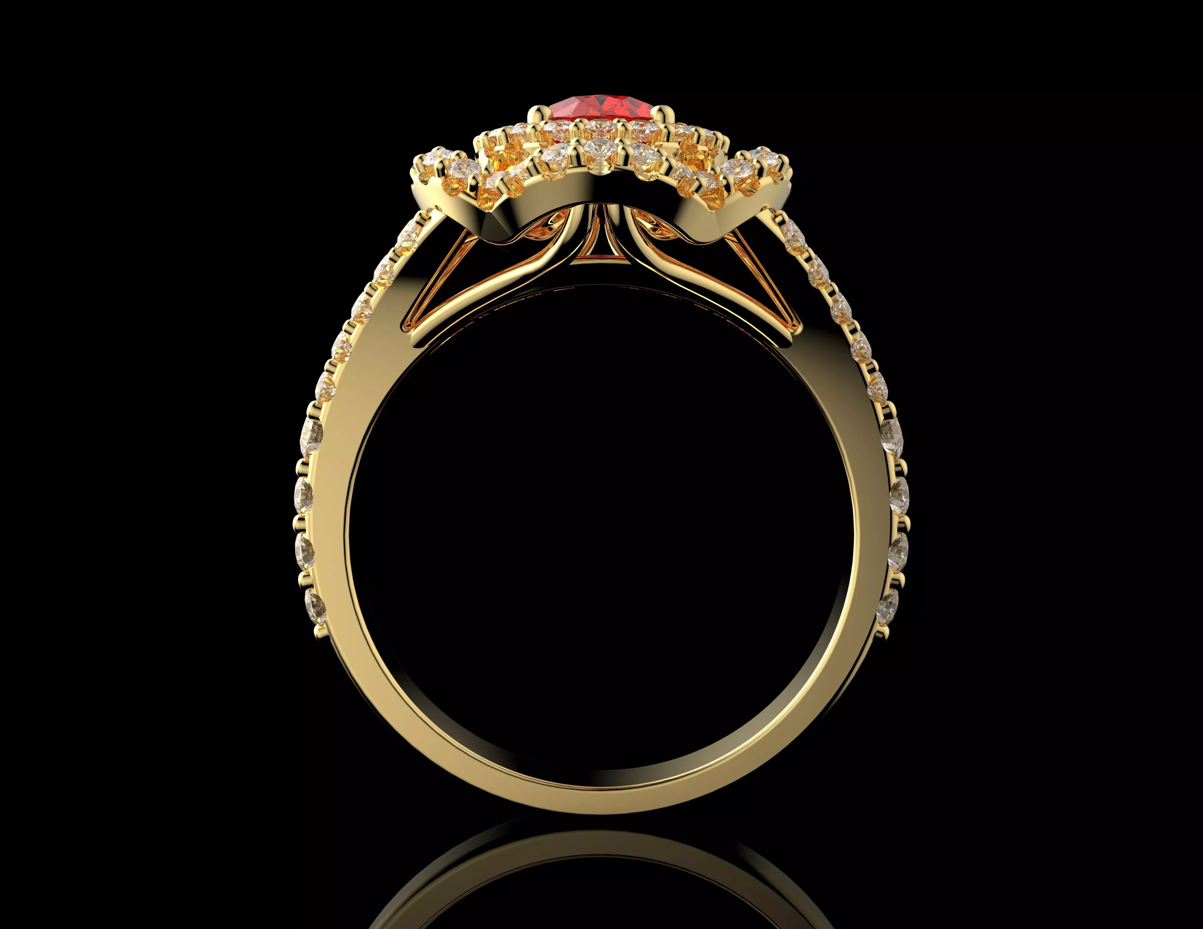 Gold N1502 3D print model_2