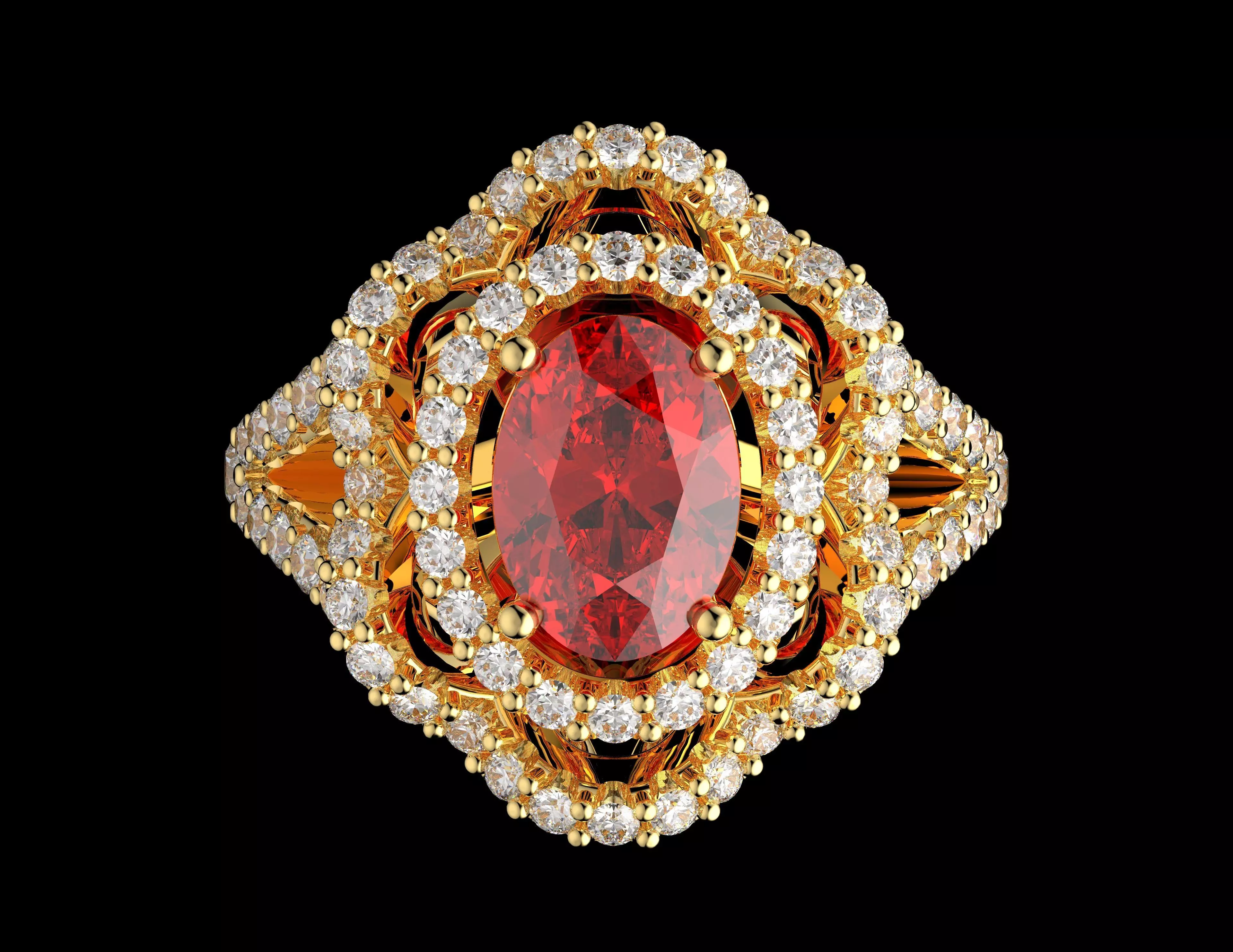 Gold N1502 3D print model_1