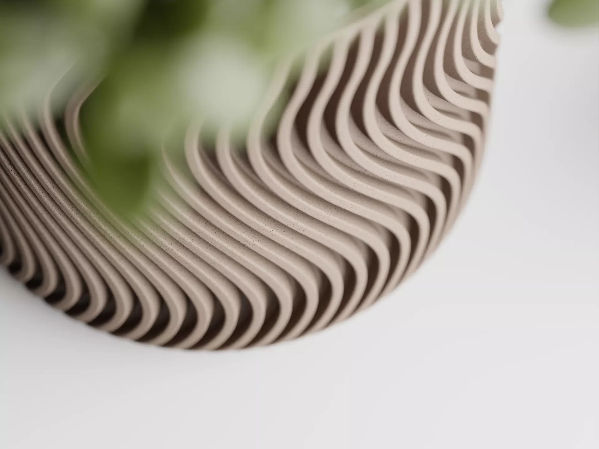 Ripple Twist Flower Pot 3D print model_2