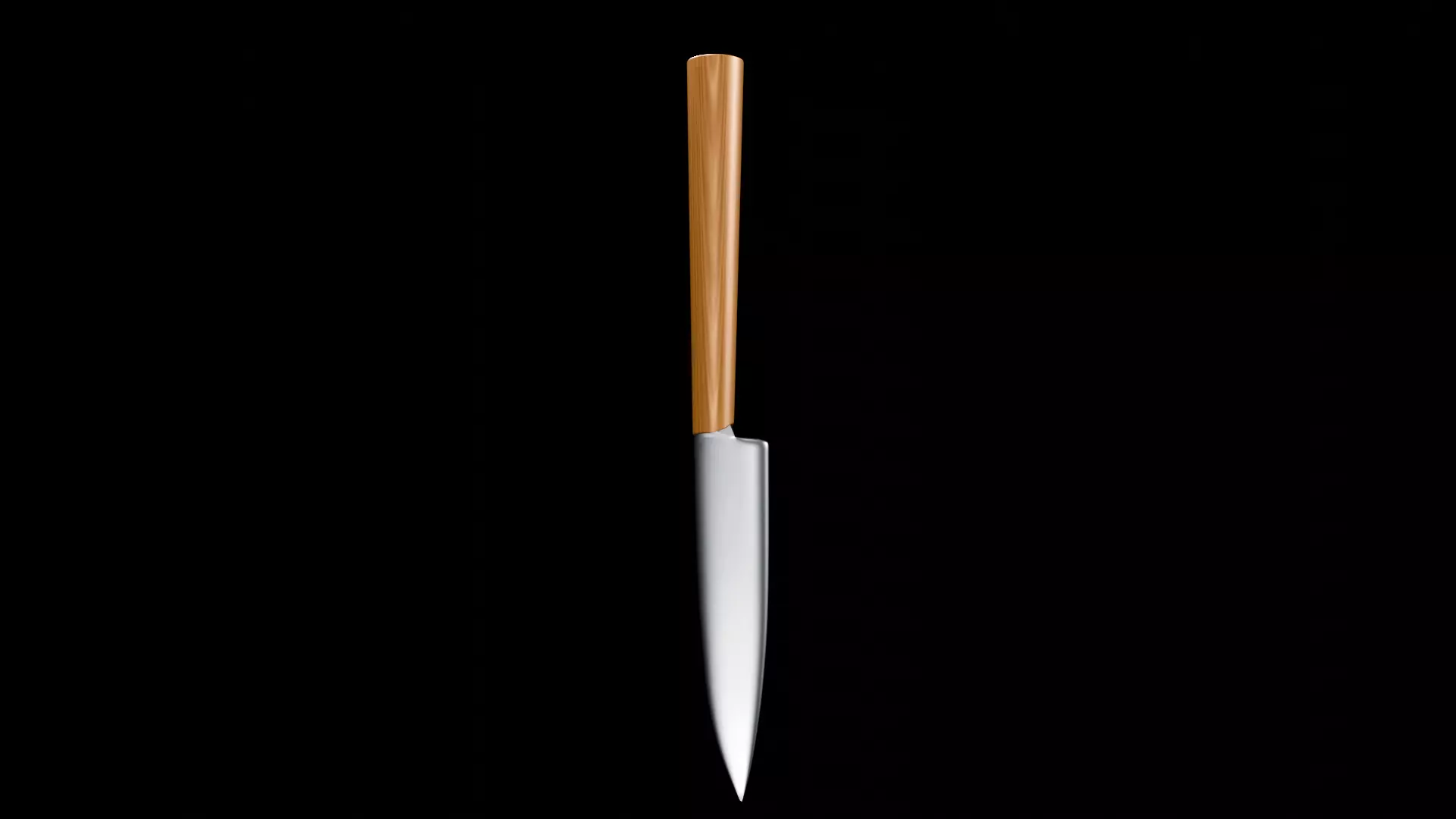 Realistic Knife Set 3D Weapon and Kitchen Tool Pack Low-poly 3D model_2