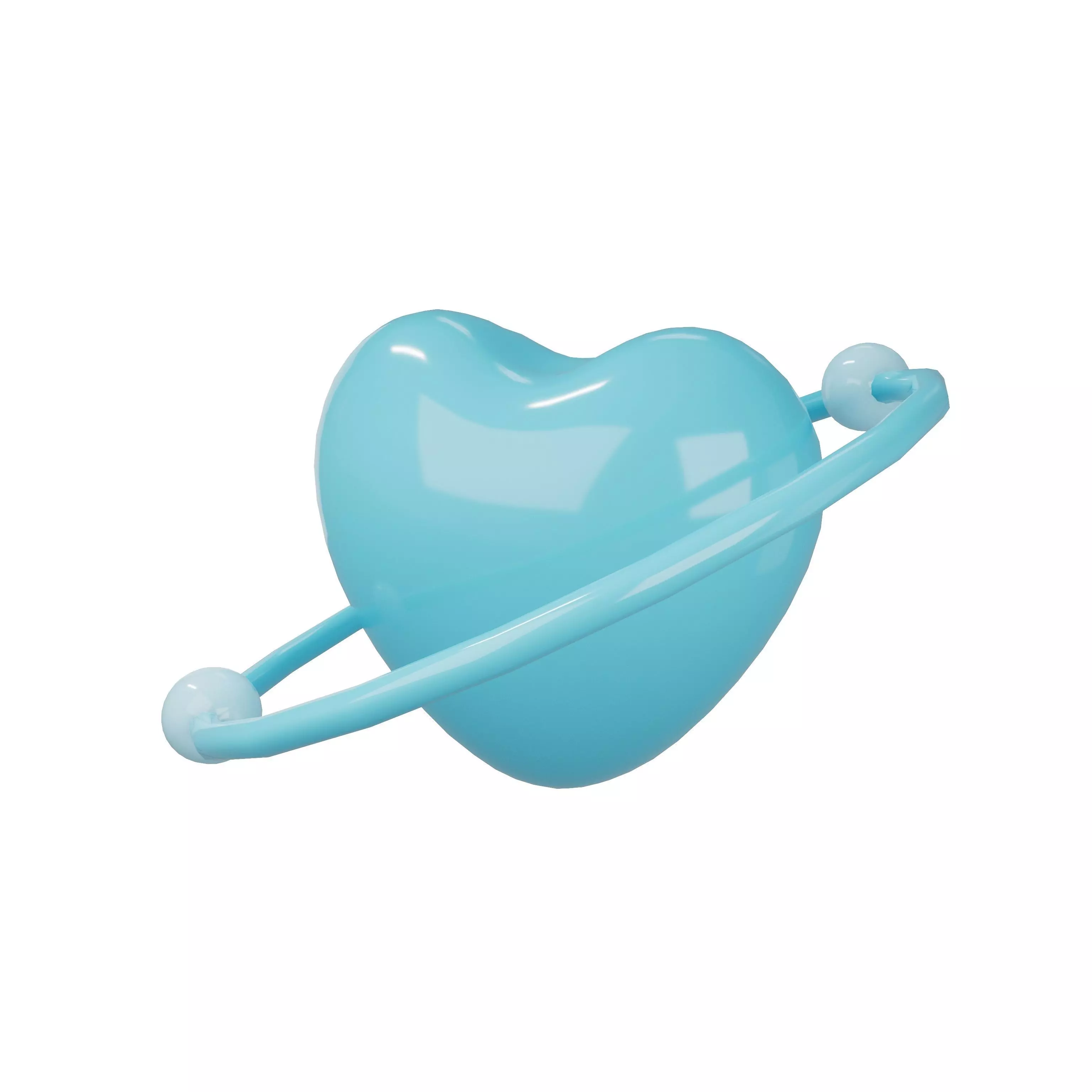Heart Icon v2 002 Low-poly 3D model_0