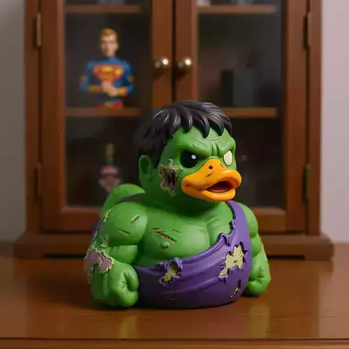 Rubber Duck - Hulk - Zombie Marvel   - 3D print