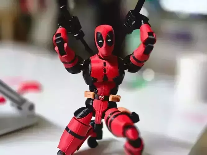 Articulated Mercenary Action Figure DEADPOOL