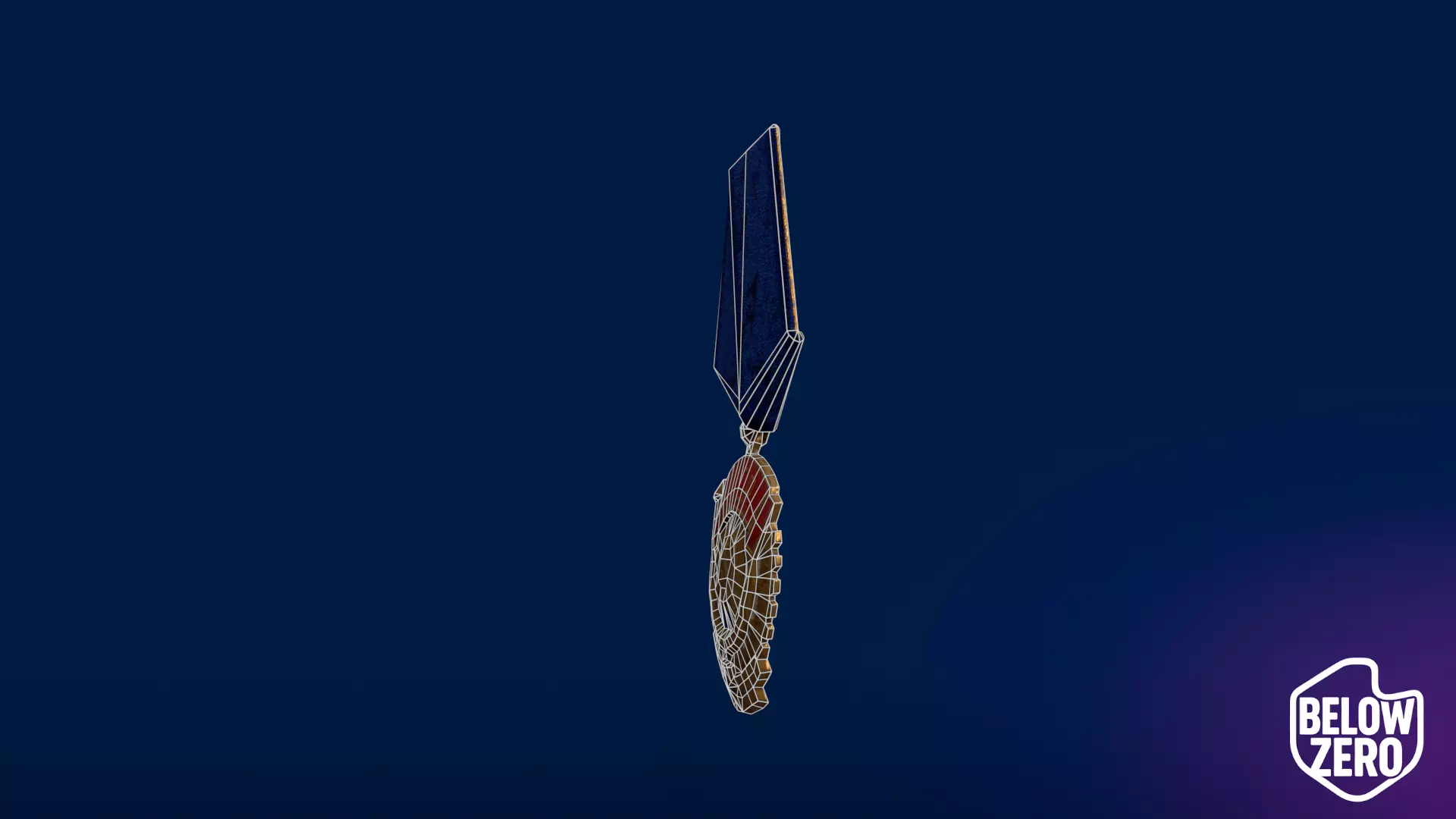 Soviet Military Medal Low-poly 3D model_4