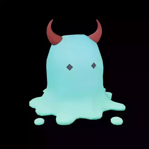 Lowpoly Devil Slime v1 001