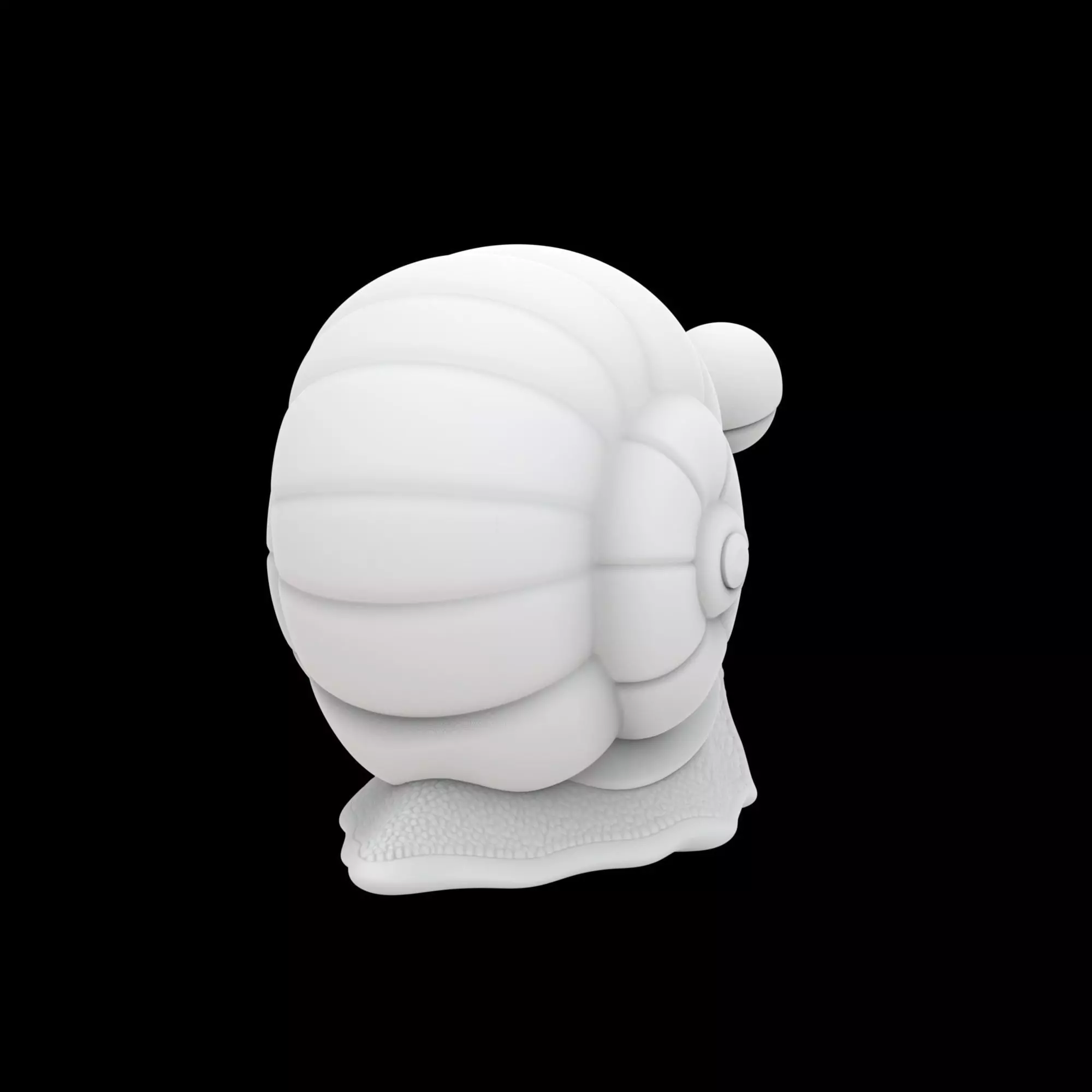 Cute Snail 3D Printable Model 3D print model_4