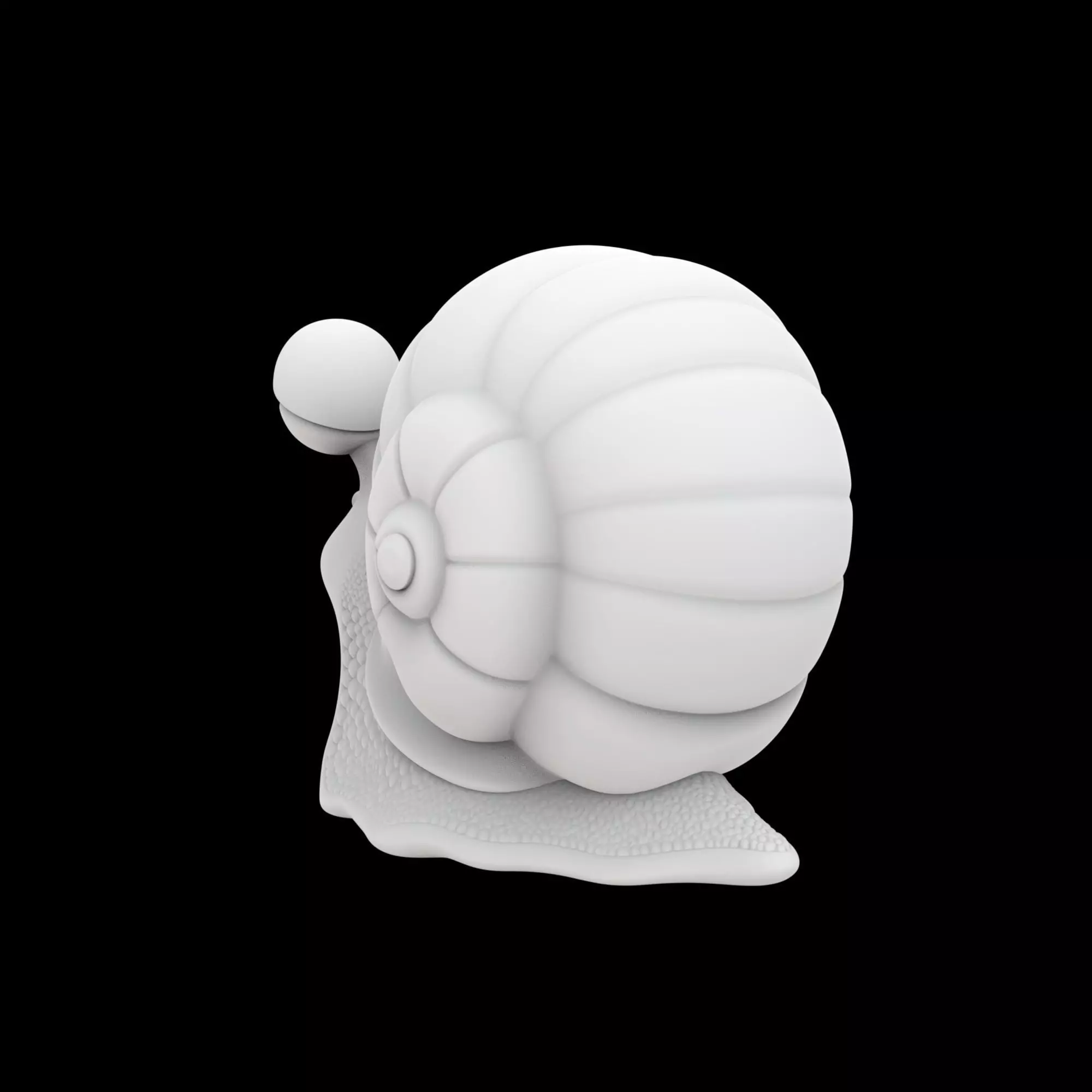 Cute Snail 3D Printable Model 3D print model_3