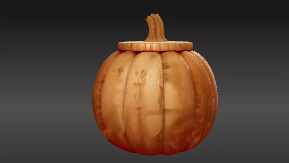 Ghost Pumpkin Lantern 3D Print Model Halloween Light Decor 3D print model_2