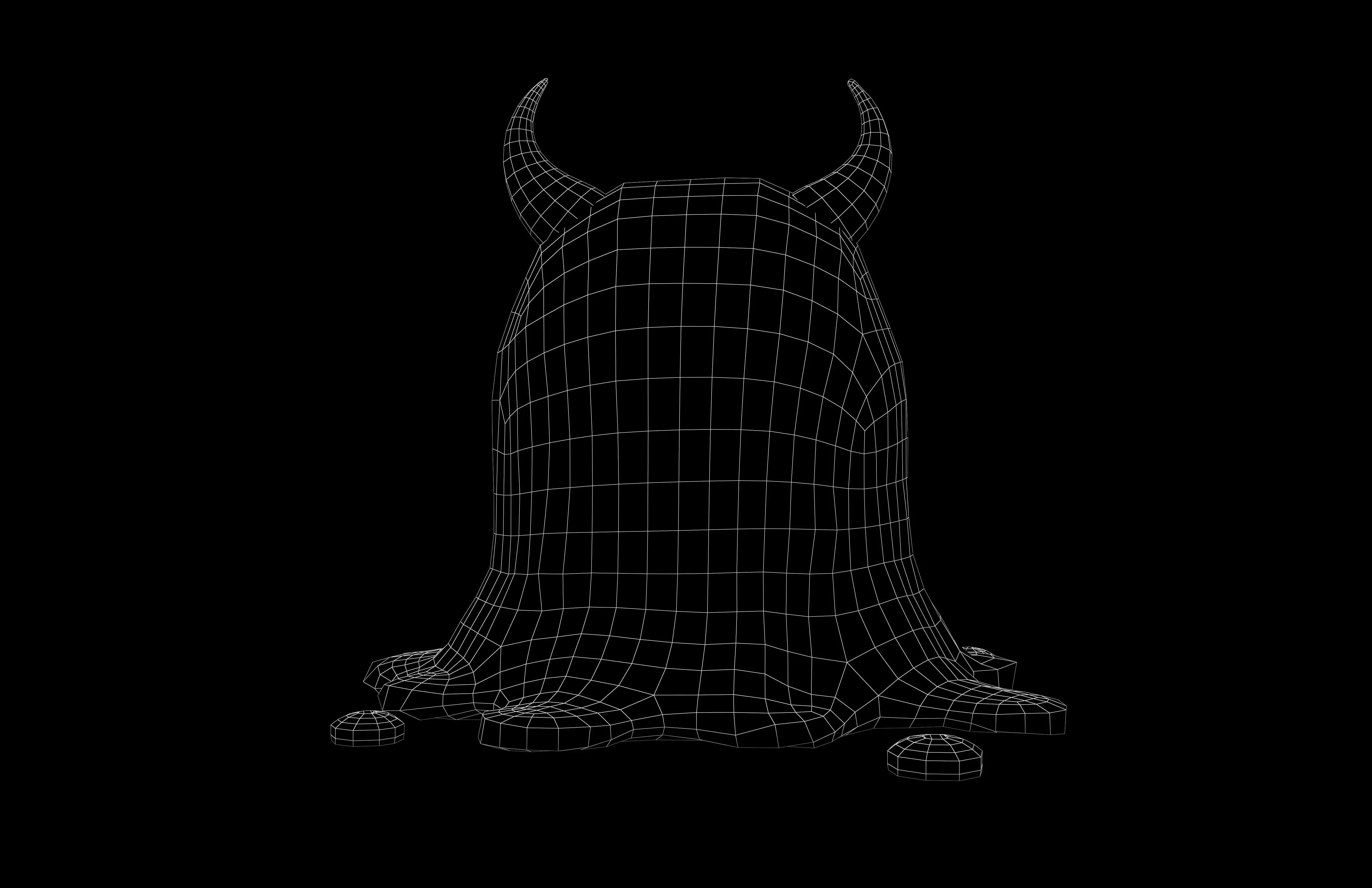 Lowpoly Devil Slime v1 003 Low-poly 3D model_5