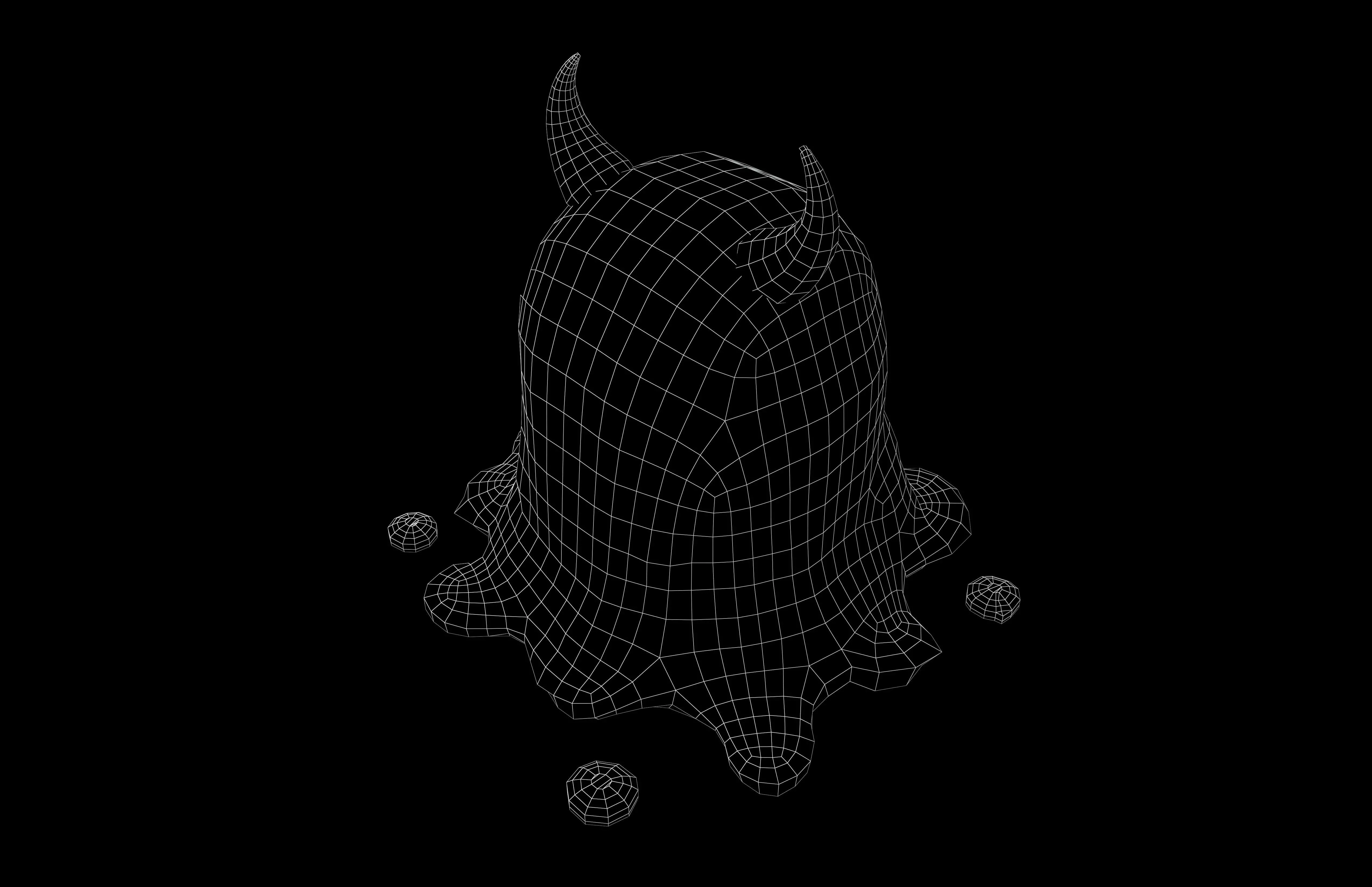 Lowpoly Devil Slime v1 003 Low-poly 3D model_6