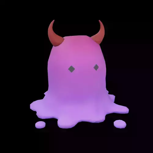 Lowpoly Devil Slime v1 004
