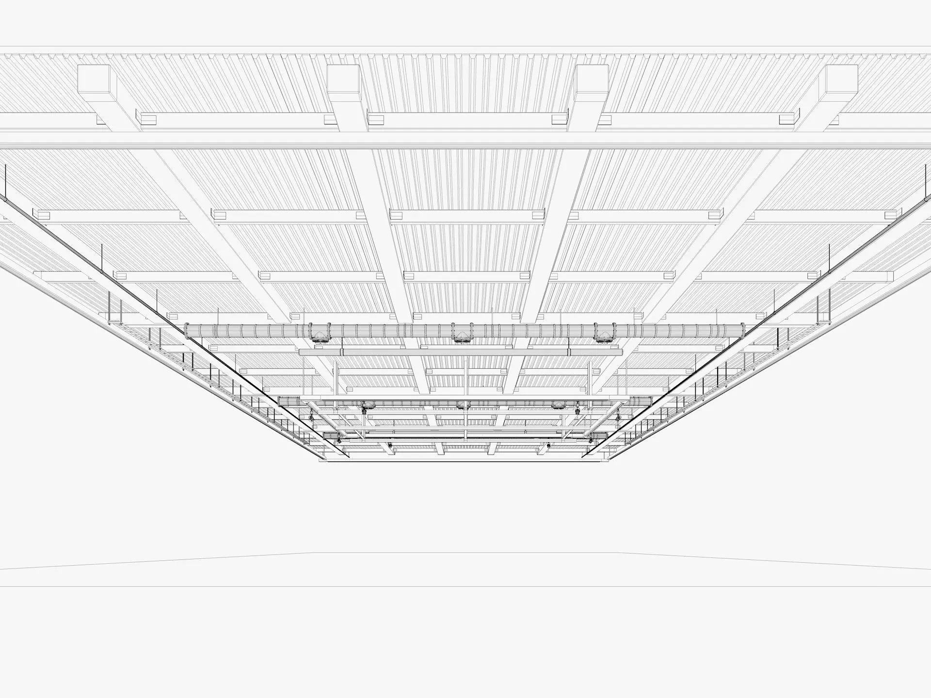 Ceiling Ventilation Pipes 20 3D model_8