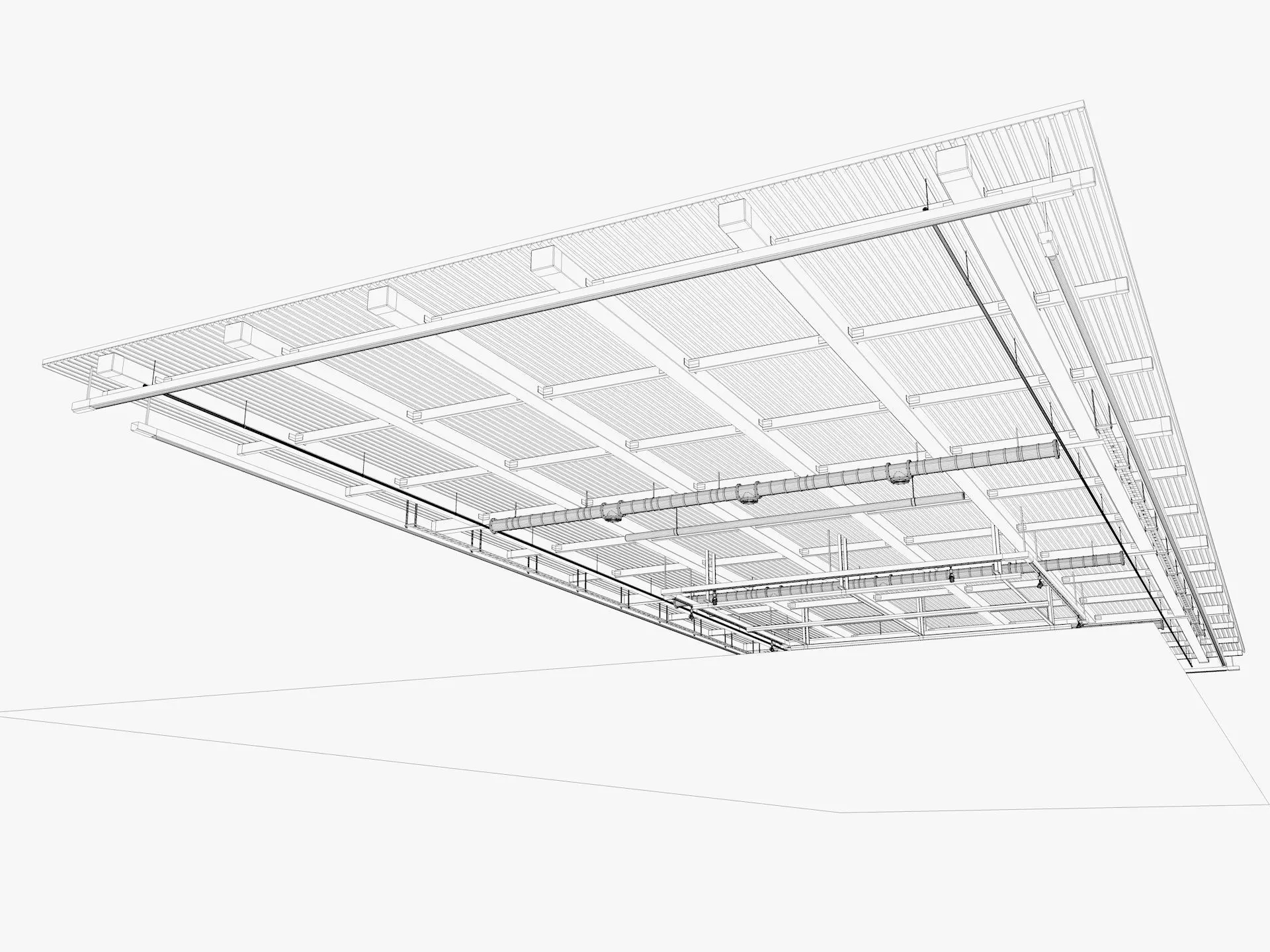 Ceiling Ventilation Pipes 20 3D model_6