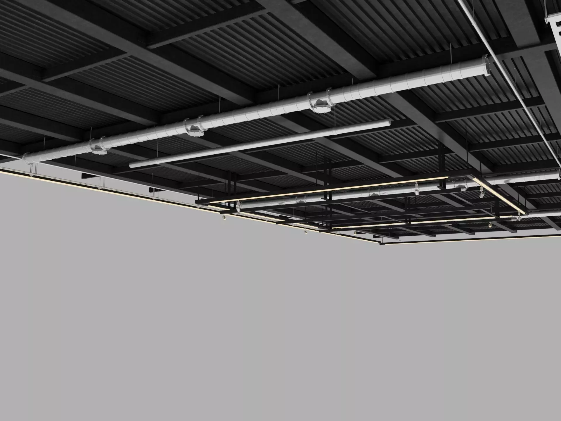 Ceiling Ventilation Pipes 20 3D model_3