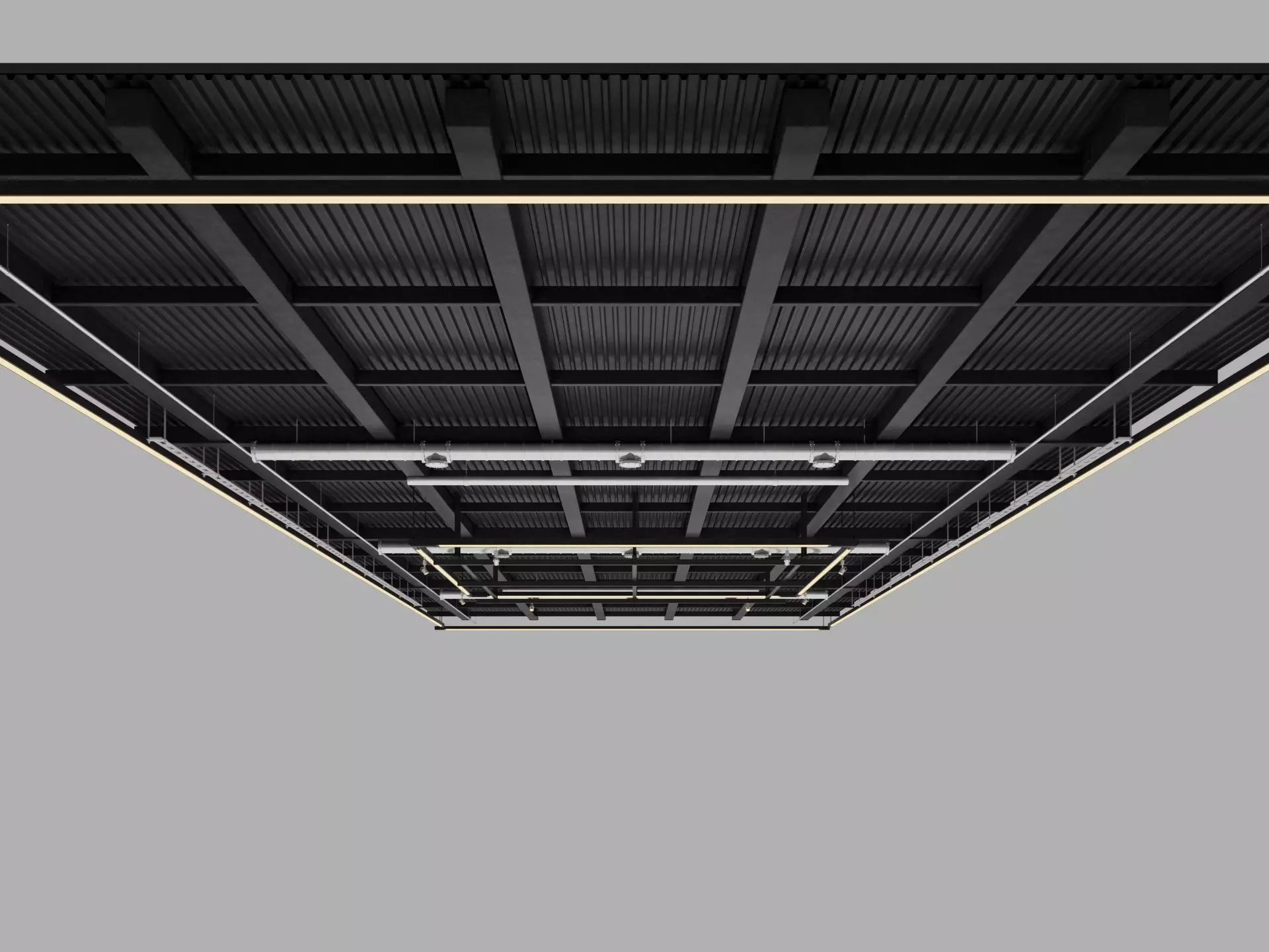 Ceiling Ventilation Pipes 20 3D model_2