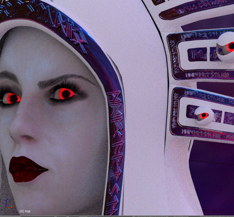 Sorceress goddess of stars 3D model_3