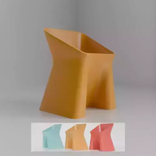 Designer plastic chair