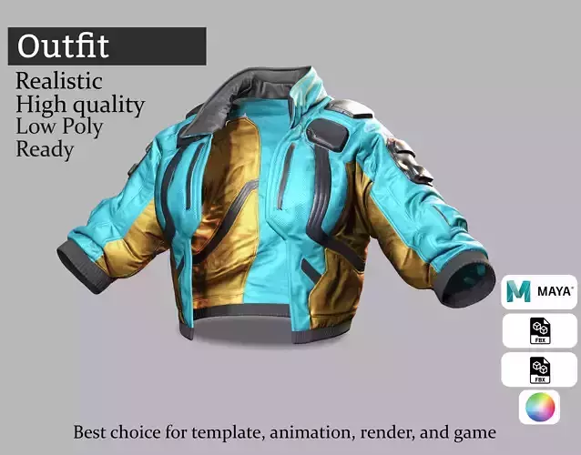 Cyberpunk Tactical Jacket -Game-Ready