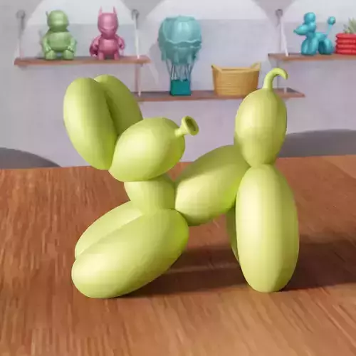 Laying Back Balloon Dog - 471