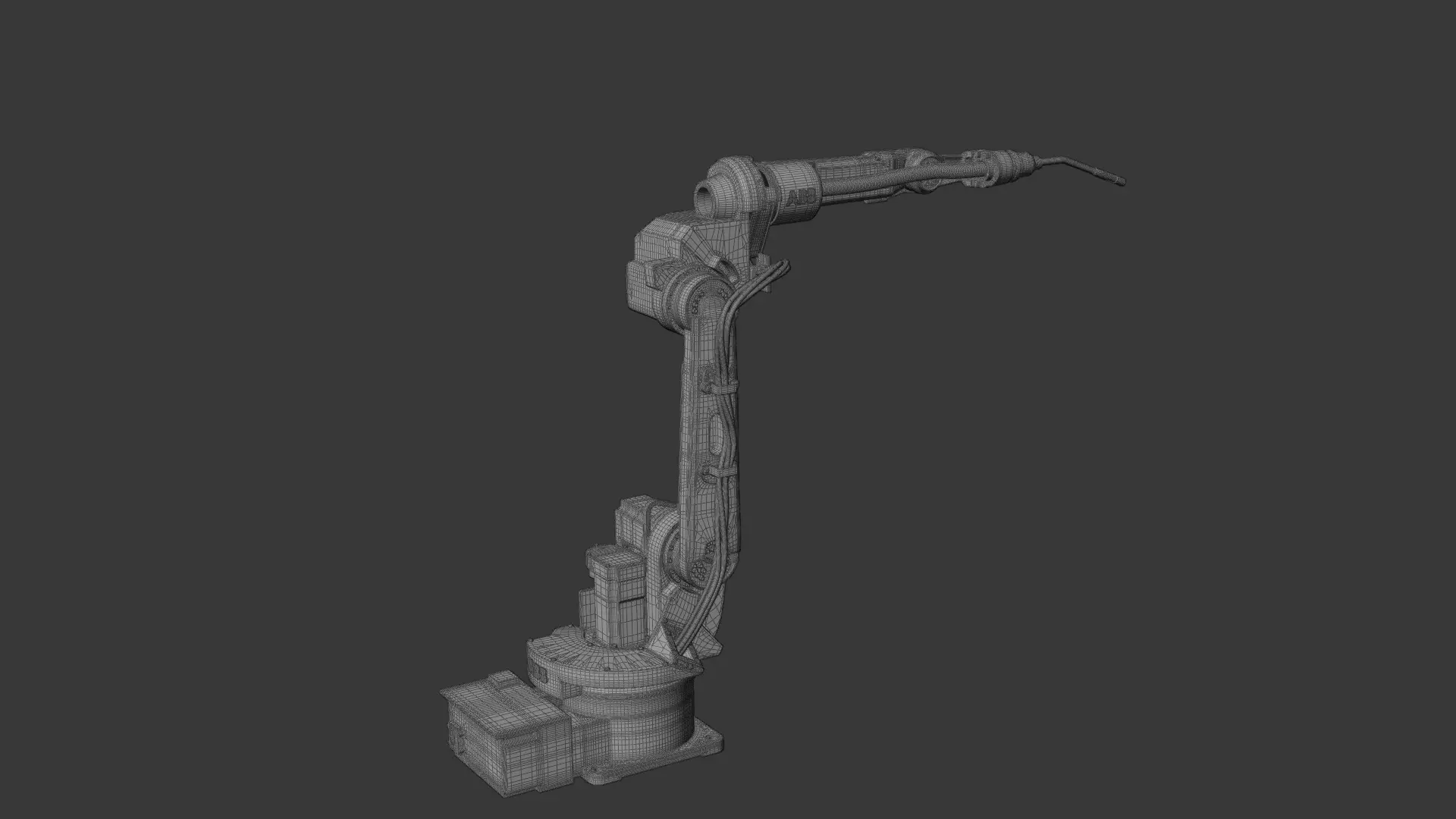 ABB IRB 1520ID Industrial Robotic Arm 3D Model High Detail 3D model_32