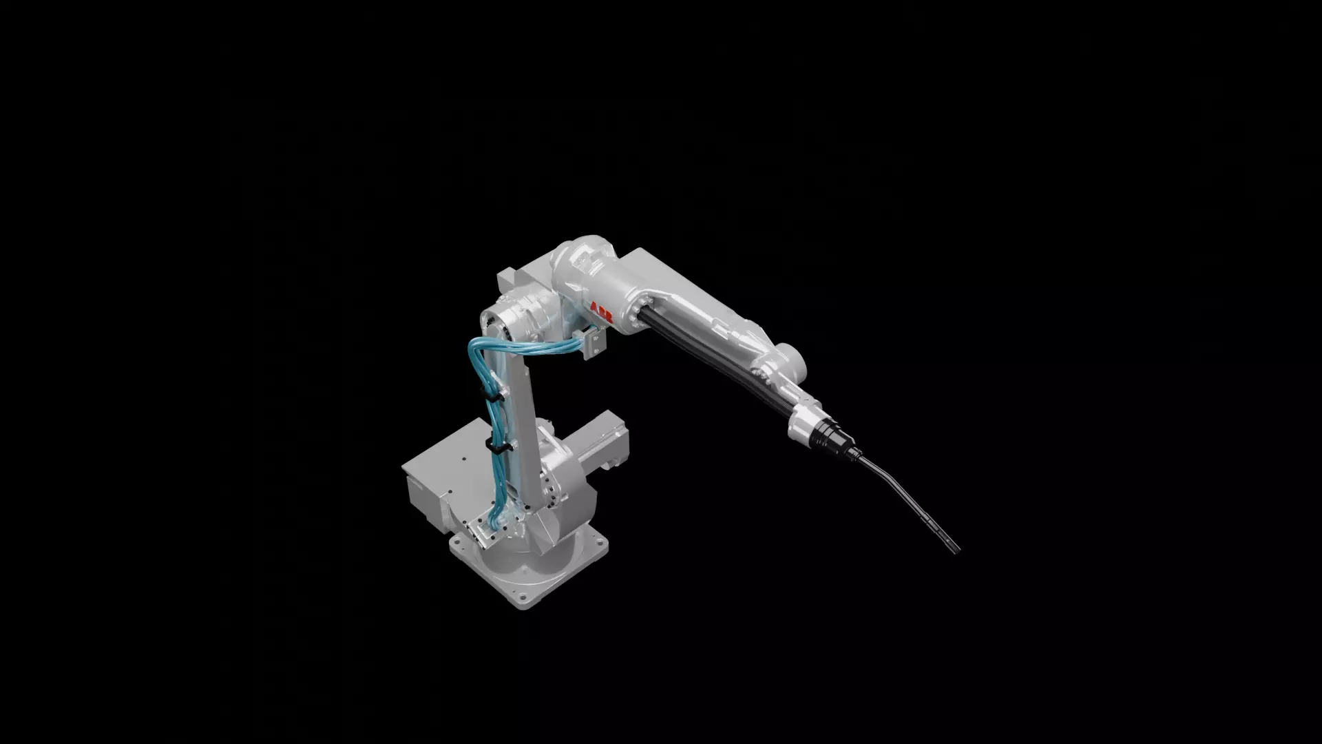 ABB IRB 1520ID Industrial Robotic Arm 3D Model High Detail 3D model_7