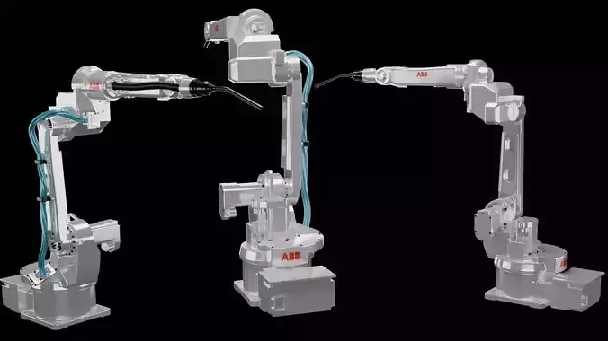 ABB IRB 1520ID Industrial Robotic Arm 3D Model High Detail 3D model ABB IRB 1520ID Industrial Robotic Arm 3D Model High Detail 3D model