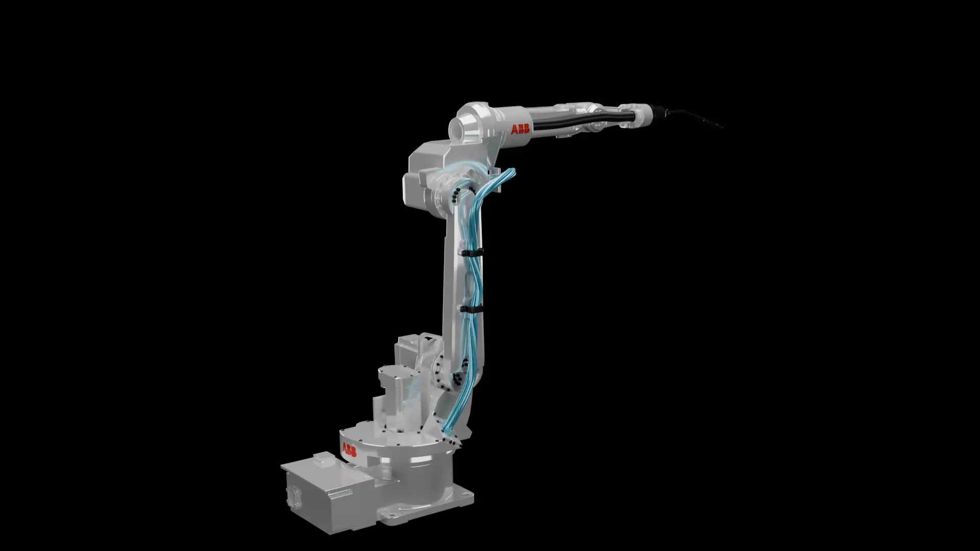 ABB IRB 1520ID Industrial Robotic Arm 3D Model High Detail 3D model_4
