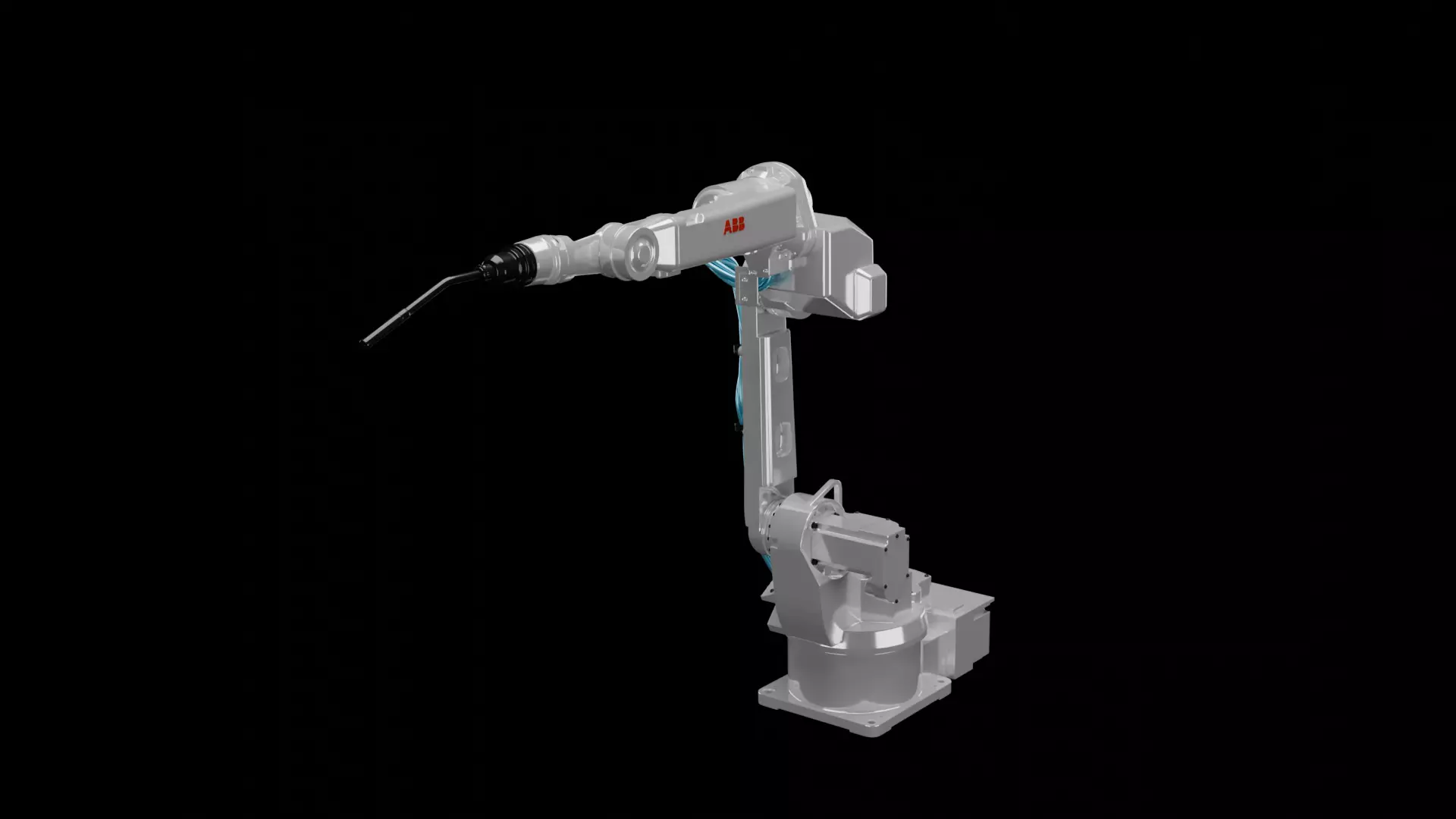 ABB IRB 1520ID Industrial Robotic Arm 3D Model High Detail 3D model_23