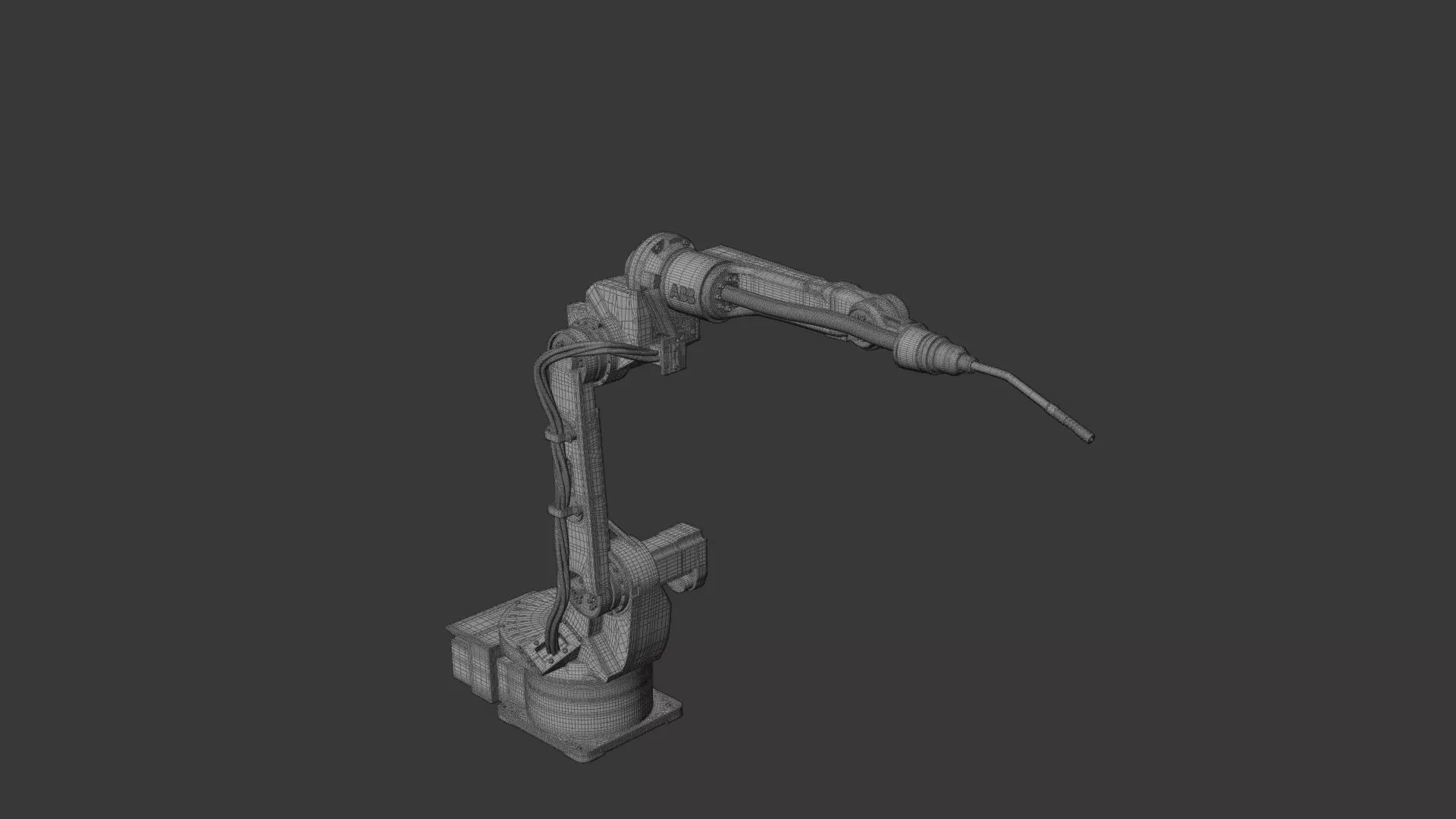 ABB IRB 1520ID Industrial Robotic Arm 3D Model High Detail 3D model_14
