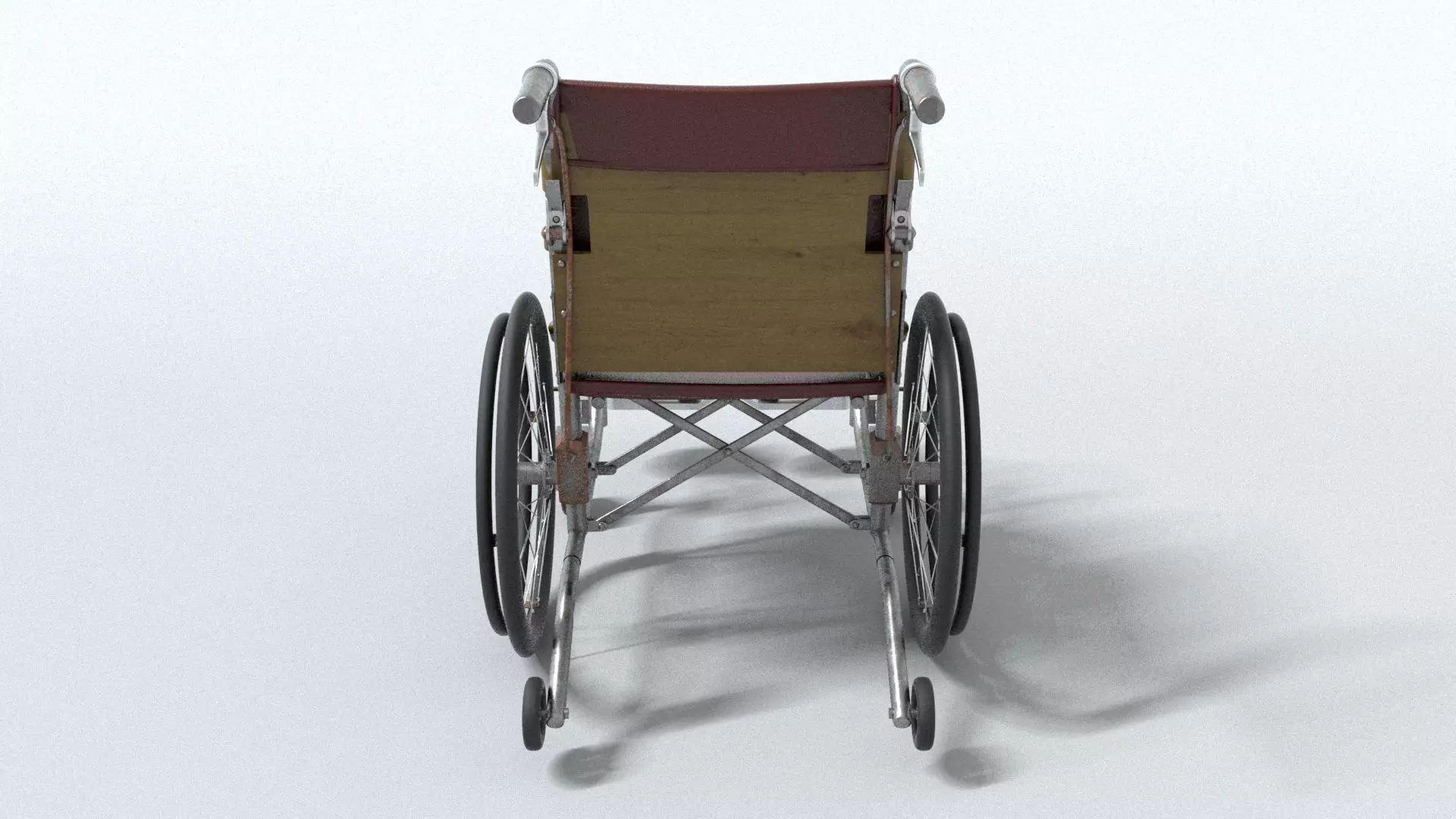laos Wheelchair 3D model_3