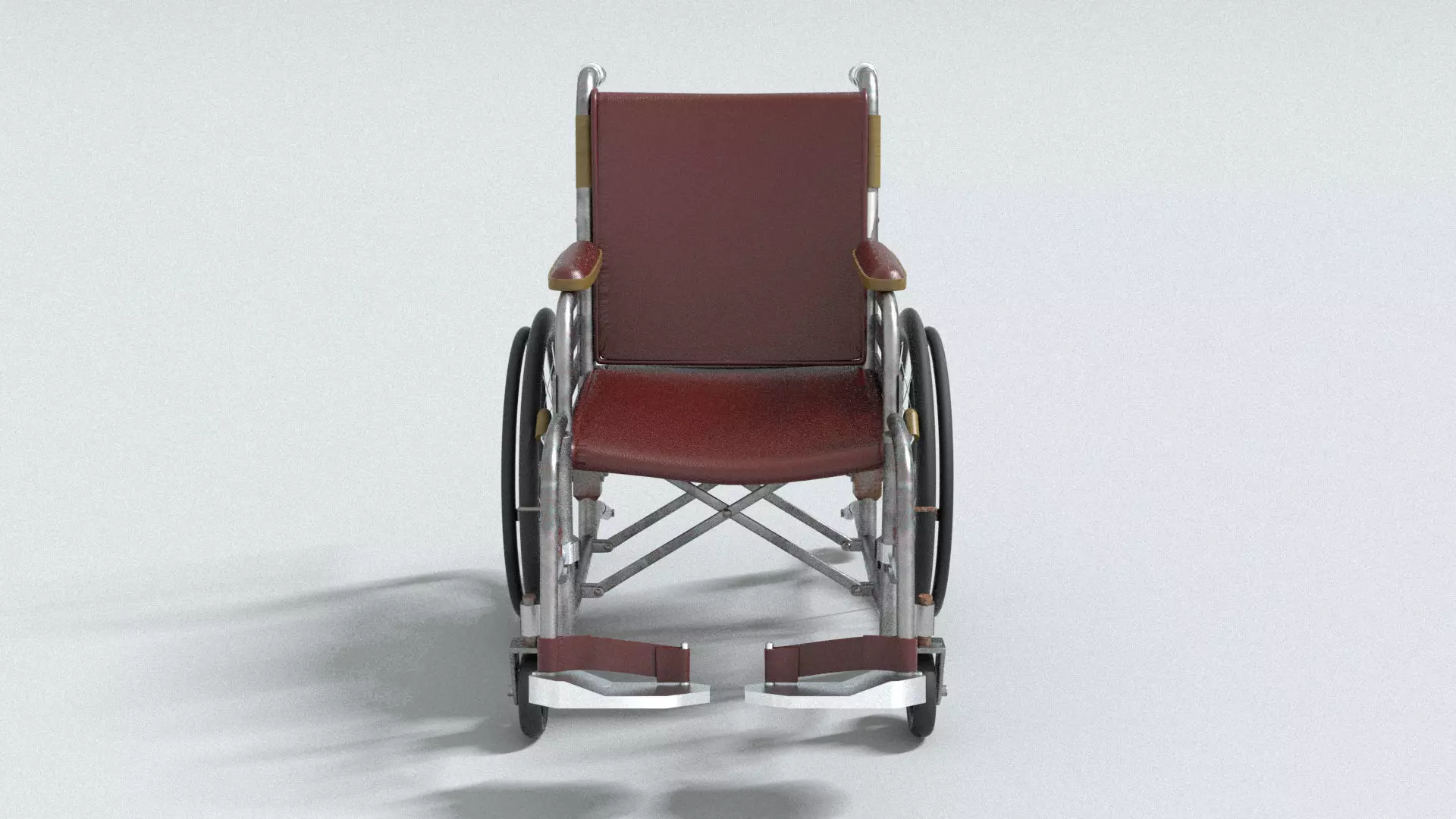 laos Wheelchair 3D model_0