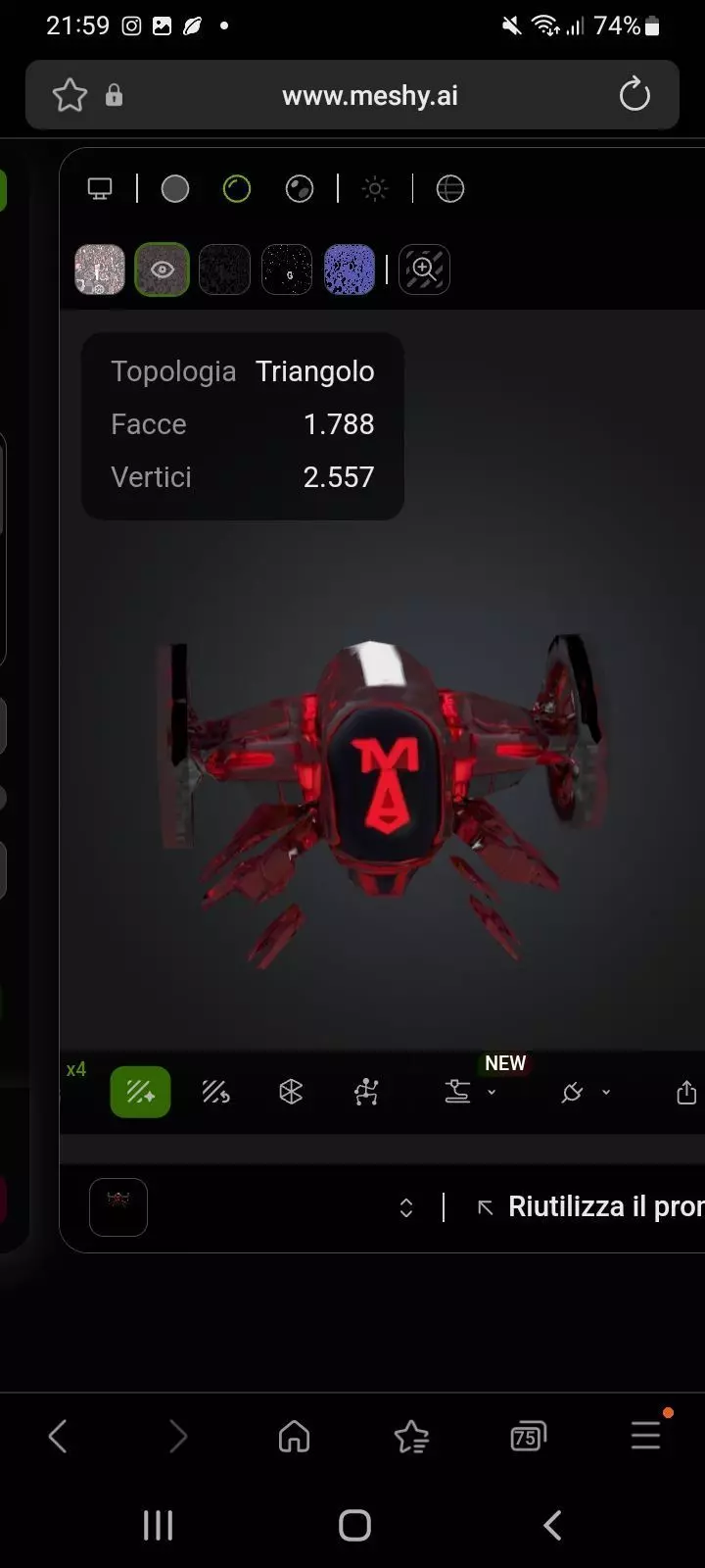 Model low poly cyberpunk Texture_4