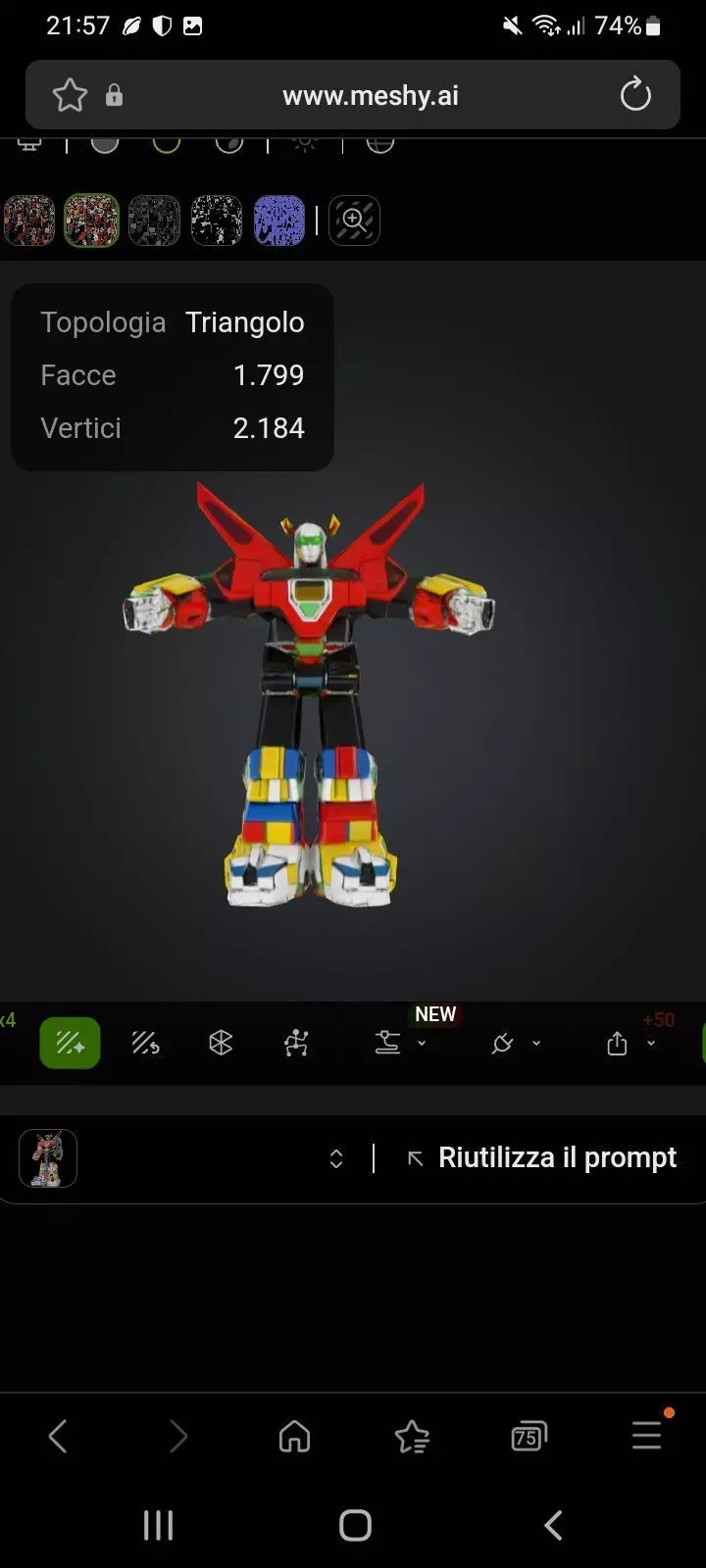 Model low poly cyberpunk Texture_0