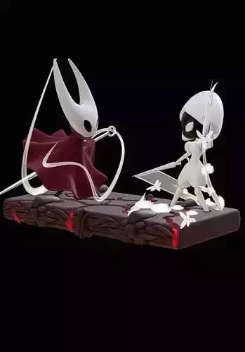 Hollow Knight Silksong Diorama