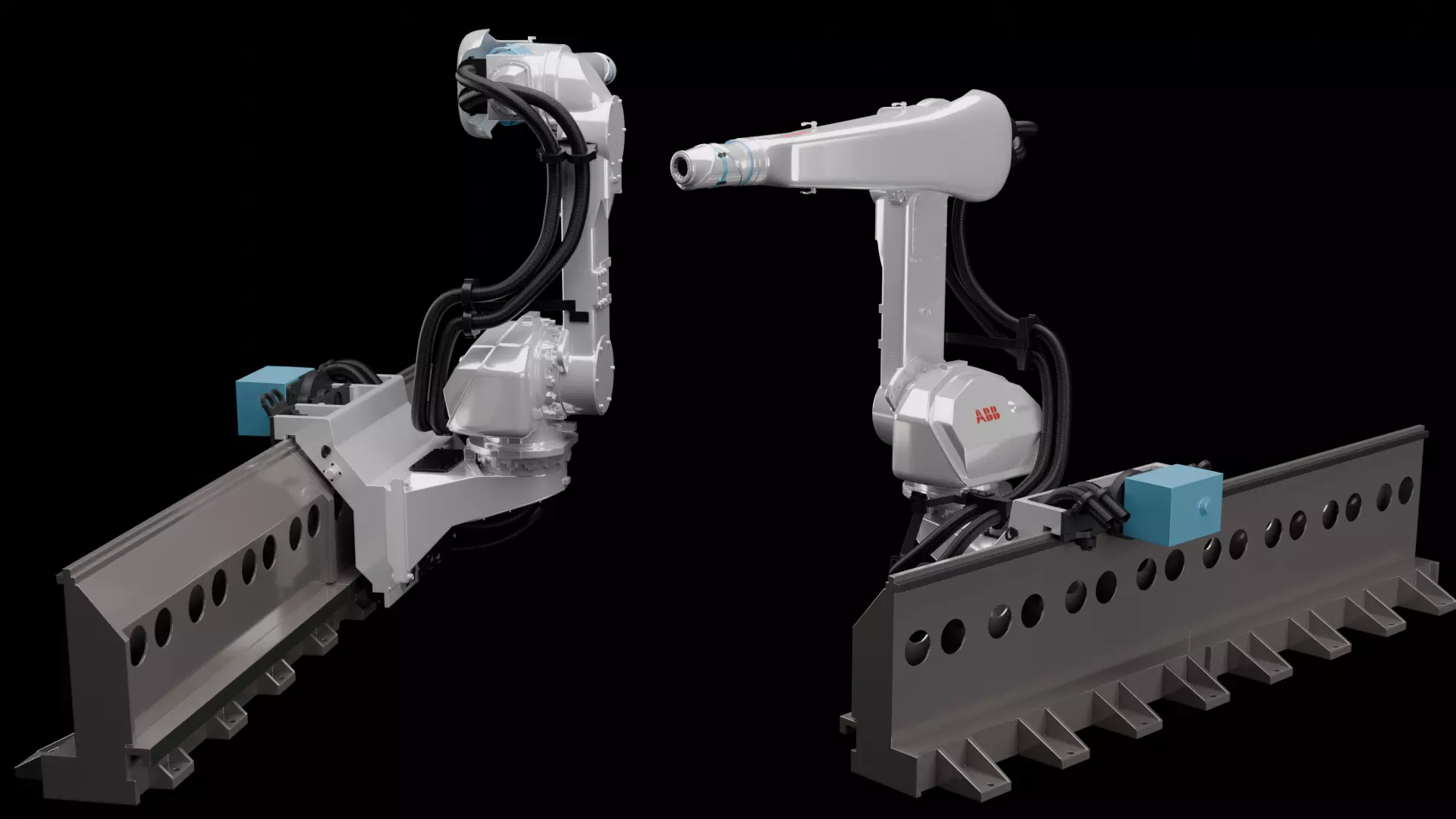 ABB IRB 5500-22 High Speed Industrial Robotic Arm 3D Model 3D model