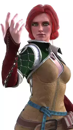 Triss Merigold The Enchantress of Fire and Grace in The Witcher 