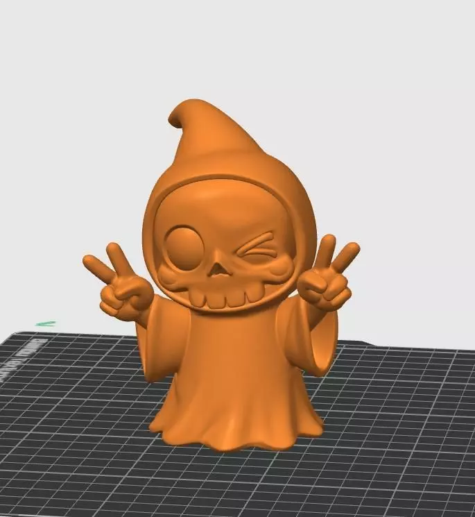 Cute Skeleton Imp Model 3D print model_3
