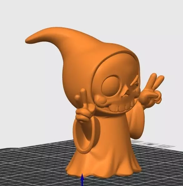 Cute Skeleton Imp Model 3D print model_2