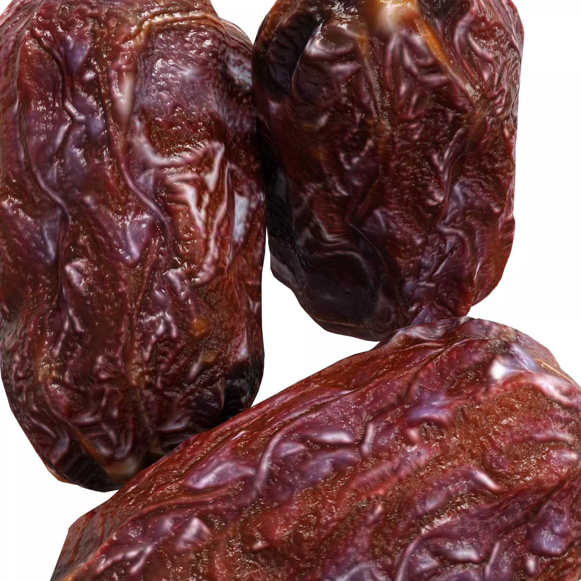 Dried Date 3D model_1