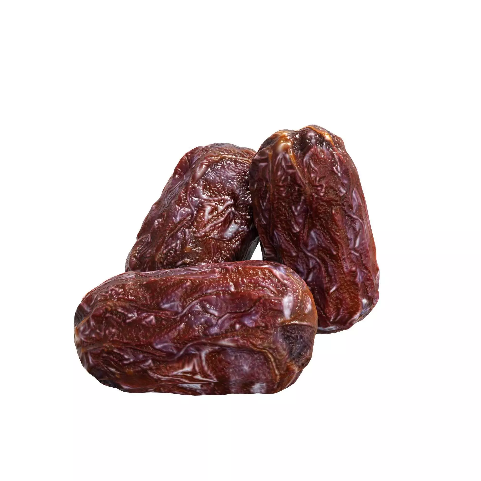Dried Date 3D model_2