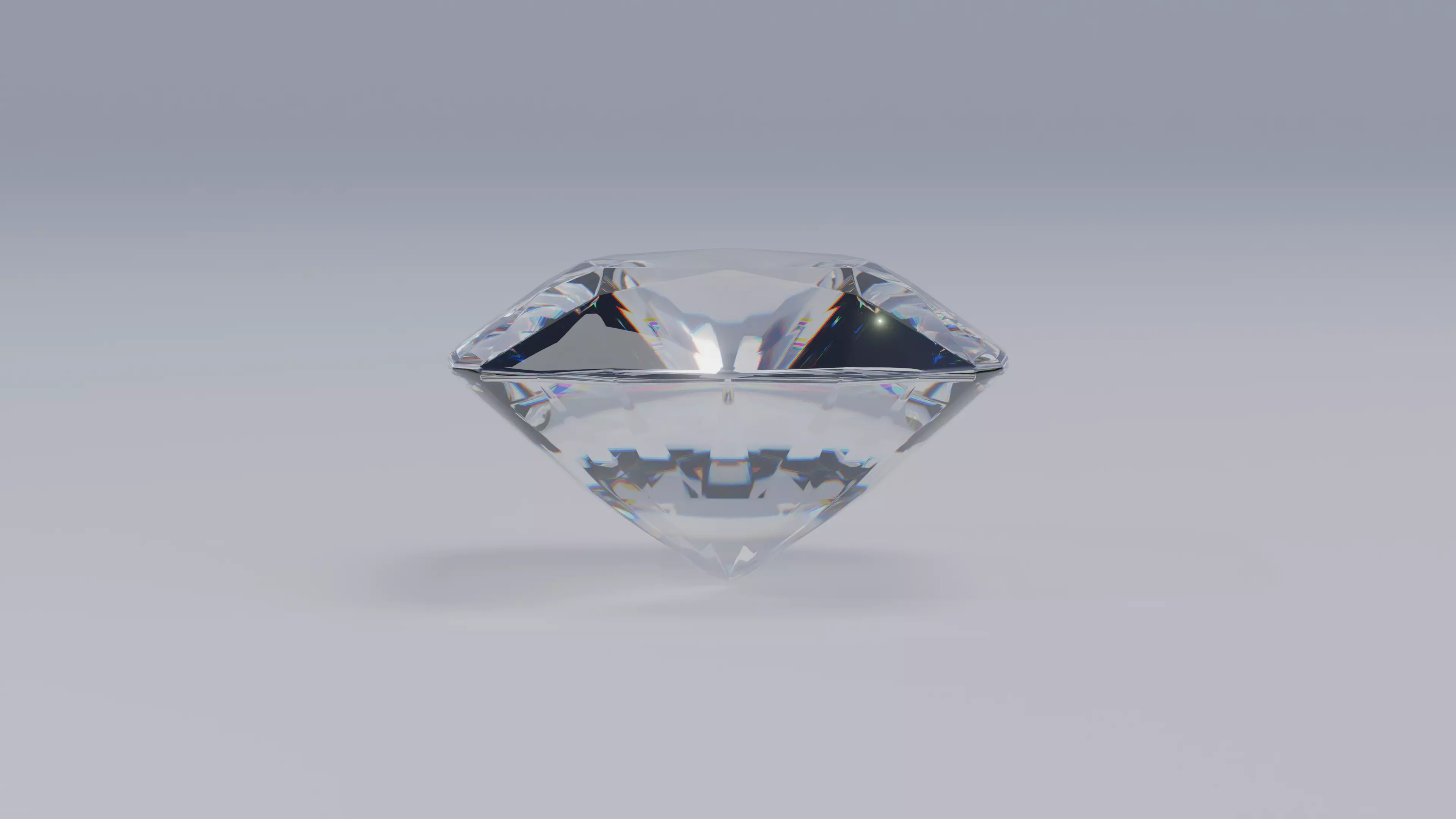 Cushion Diamond Ideal Cut 3D model_4
