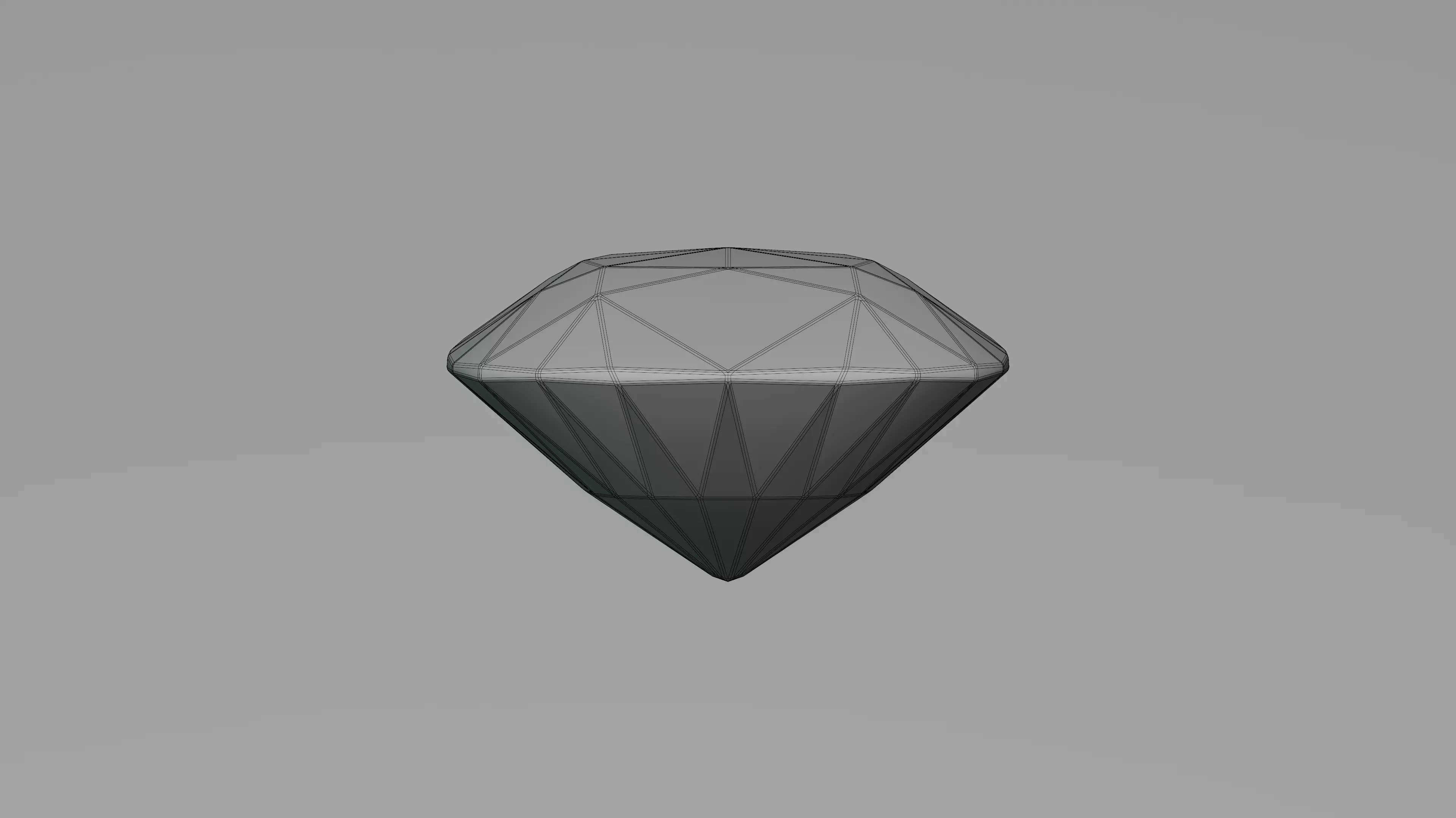 Cushion Diamond Ideal Cut 3D model_5