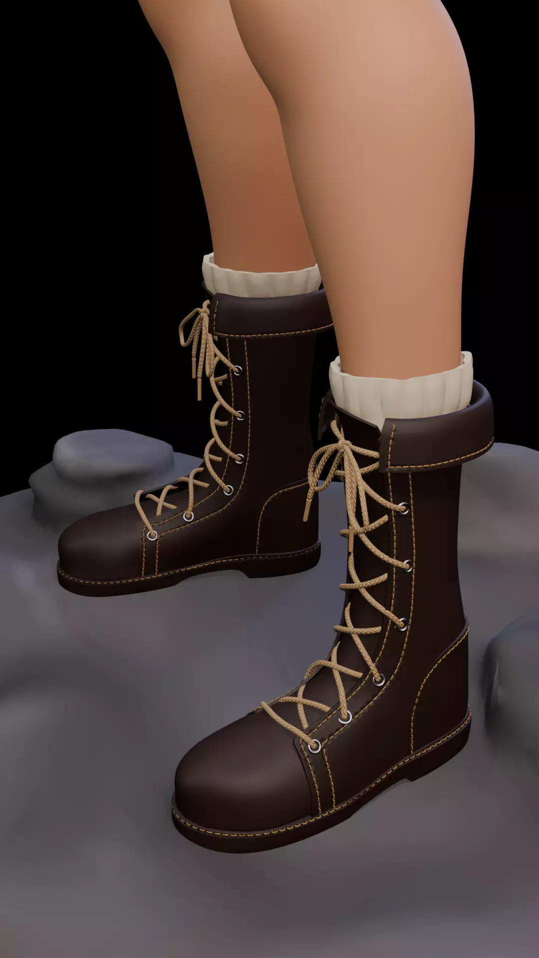 Lara Croft STL 3D print model_4