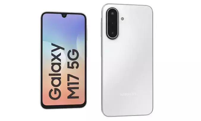 Samsung Galaxy M17 5G Moonlight Silver