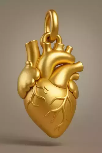 Human Heart Pendant