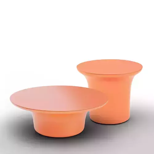 Jenna Plastic Coffee and Side Table Bundle