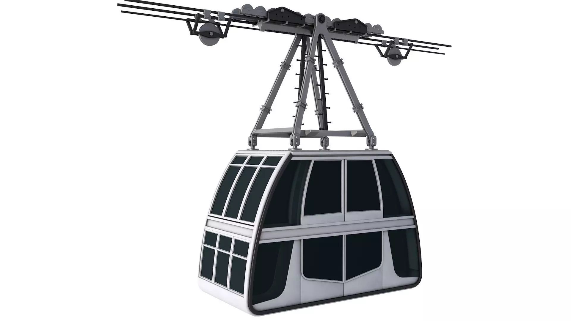 Cableway Cabin Vanoise Express 3D model_0