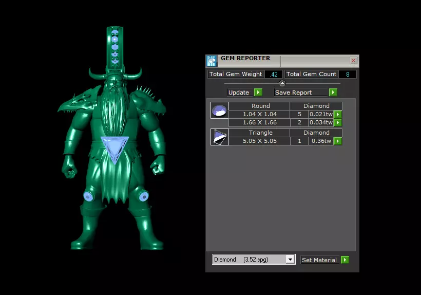 Dark Fantasy  Gothic Pendant Collection   3D print model_12